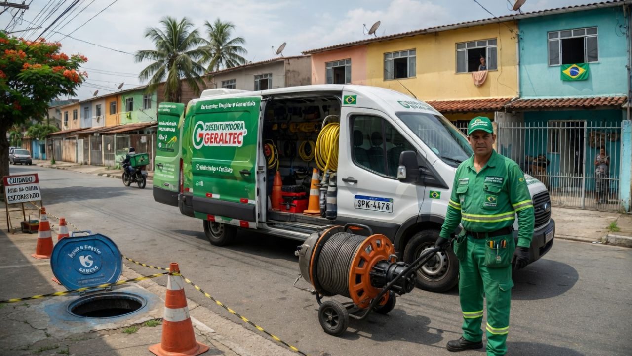Desentupidora no Ipiranga em Ribeirão Preto, GeralTec